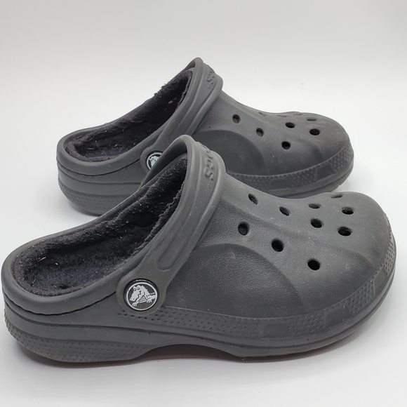 CROCS lined slipon clogs size 12/ 13 - Picture 3 of 13